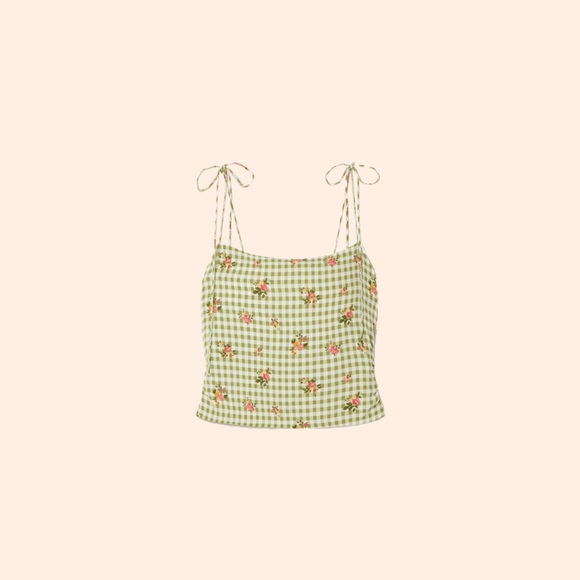 Reformation Tops - Reformation Lupe Top (Patio)